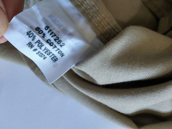 Carhartt | Men's Beige Tan Long Sleeve Work Shirt Workwear Regular Fit | M - Picture 7 of 8